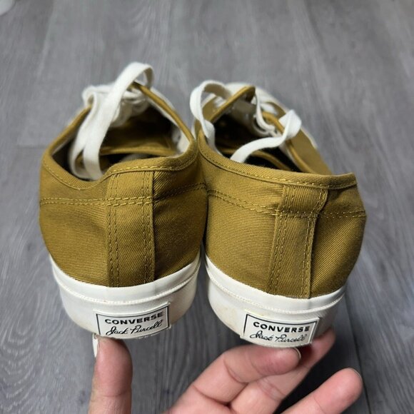 Converse Jack Purcell Low Top Curry Yellow Canvas Sneakers Men’s 11 US (A00466C) - Picture 7 of 10
